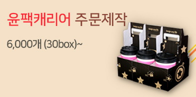 윤팩캐리어 주문제작 1000개(5box)~
